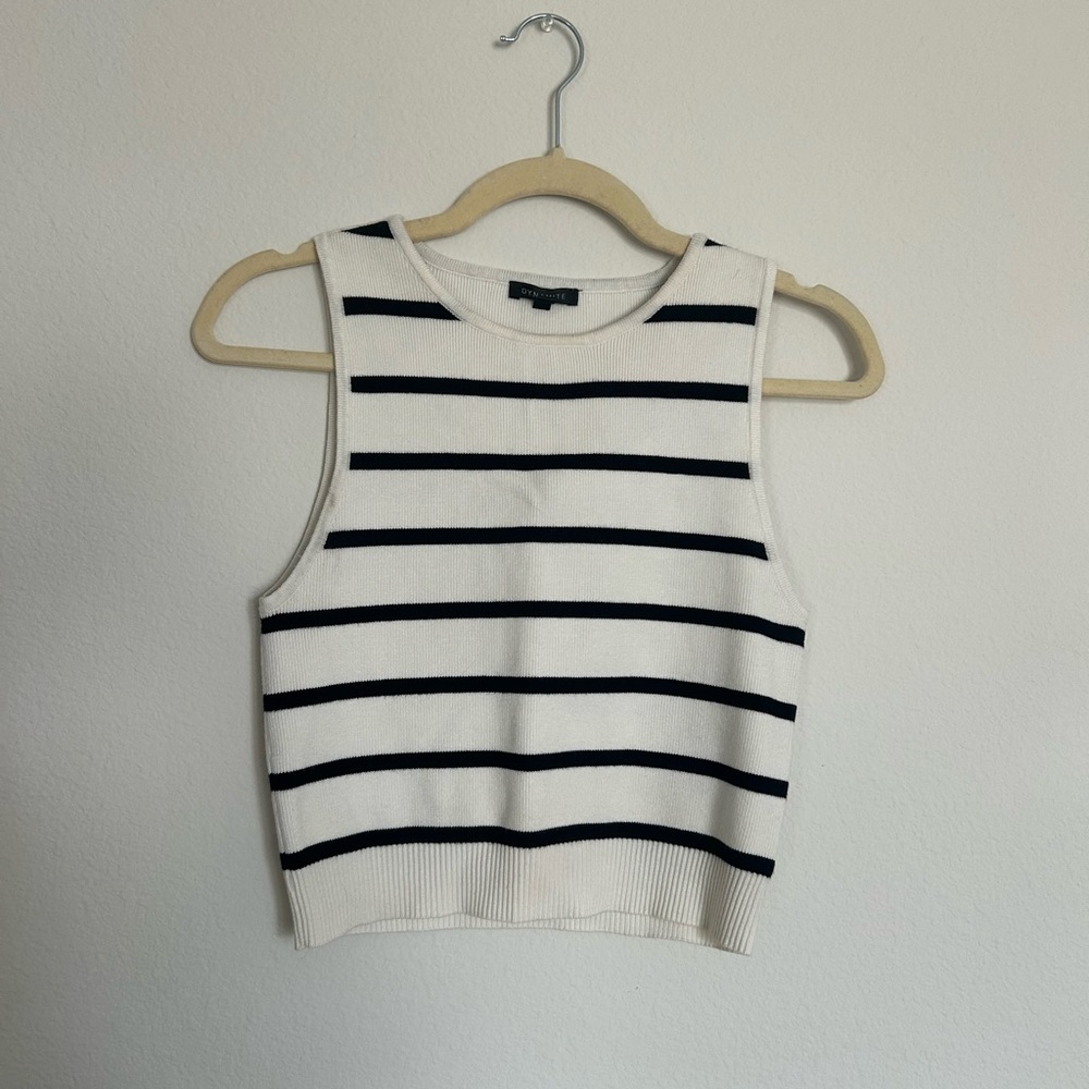 Ribbed Crop Tank Top